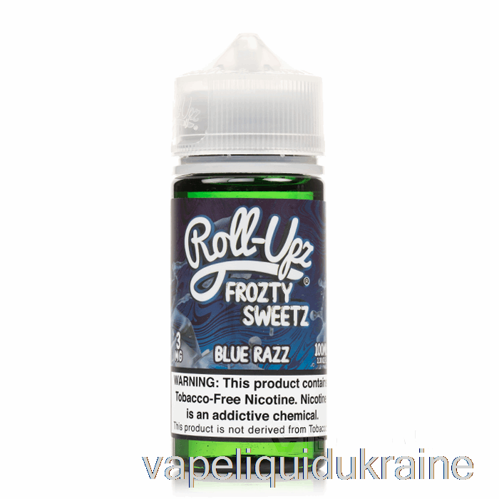 Vape Ukraine Blue Raspberry ICE - Juice Roll-Upz E-Liquid - 100mL 6mg